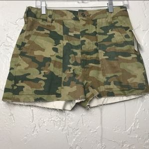 We the Free Camo Cargo Shorts 29